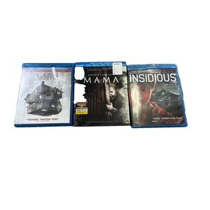 LOT OF 3 Horror Movies Blu Ray DVD Insidious Mama Cabin In The Woods